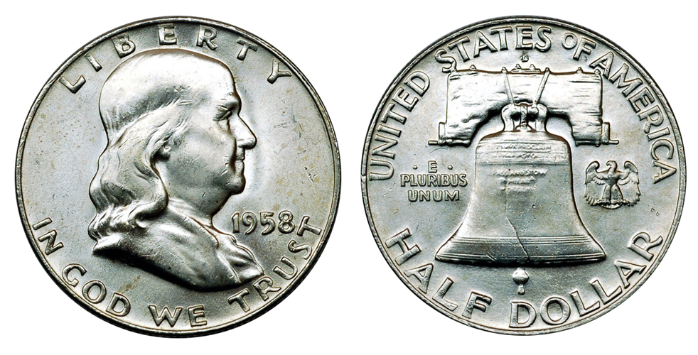 США 0.5 доллара до 1964