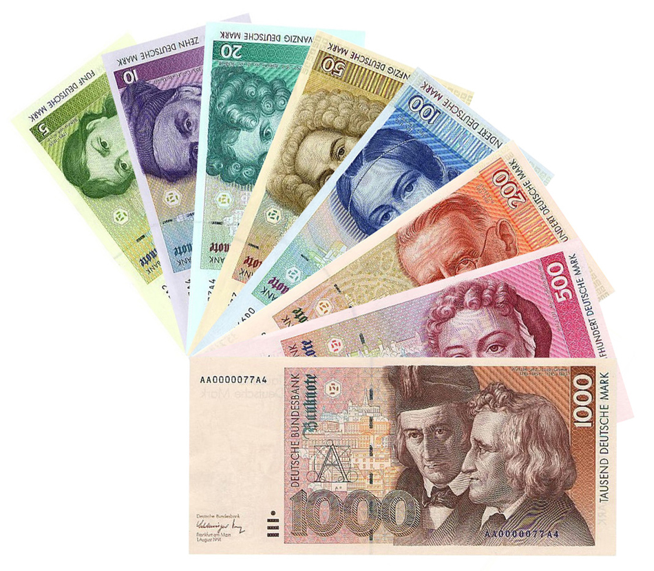 Германские марки банкноты
