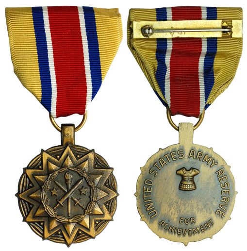 США Медаль За достижения для резервистов армии (бронза, диаметр 32 мм), цена 3-4 доллара