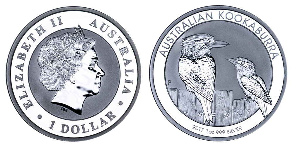 Австралия Доллар с 1992 г. Кукабарра (1 унция серебра)