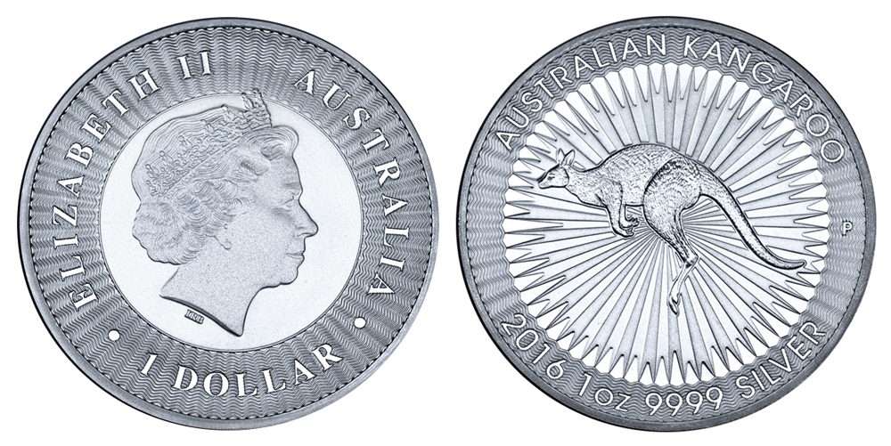 Австралия Доллар с 1993 г. Кенгуру (1 унция серебра)