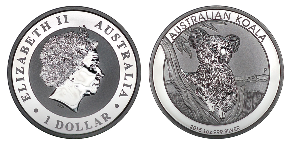 Австралия Доллар с 2009 г. Коала (1 унция серебра)