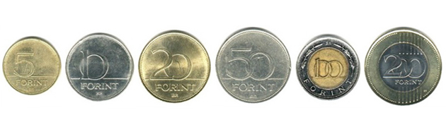 Венгерские форинты монеты
