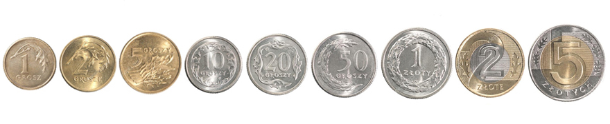 Польские злотые монеты