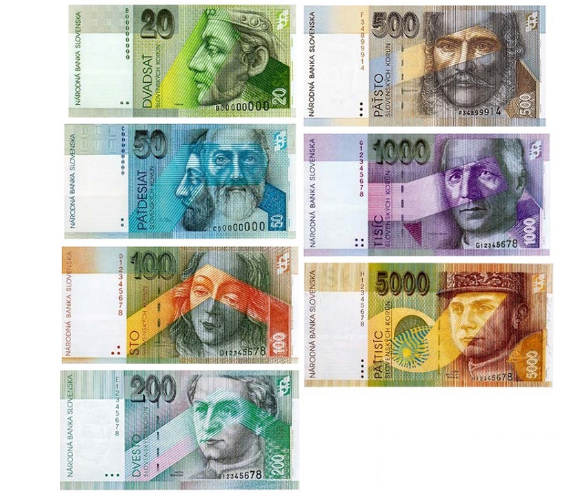 Словацкие кроны банкноты
