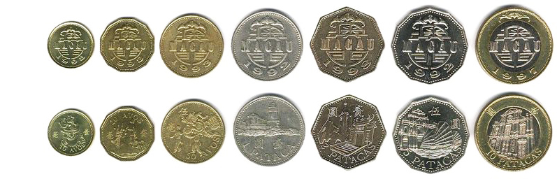 Патаки Макао монеты