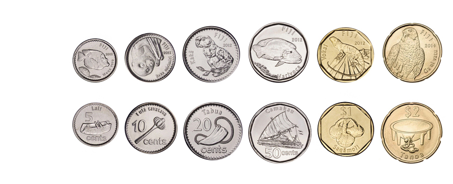 Доллары Фиджи монеты